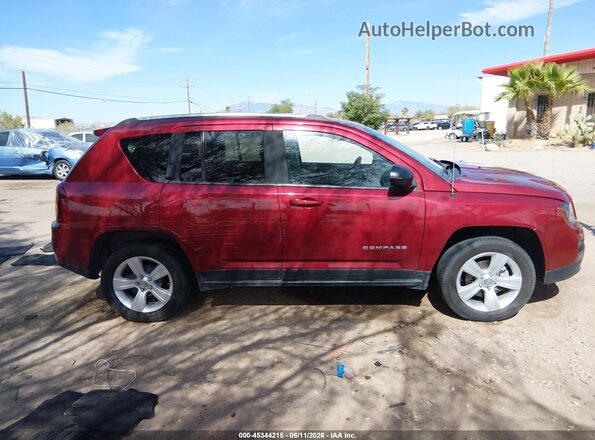 1C4NJCBA0GD525671 2016 JEEP COMPASS Красный Вид щитка приборов