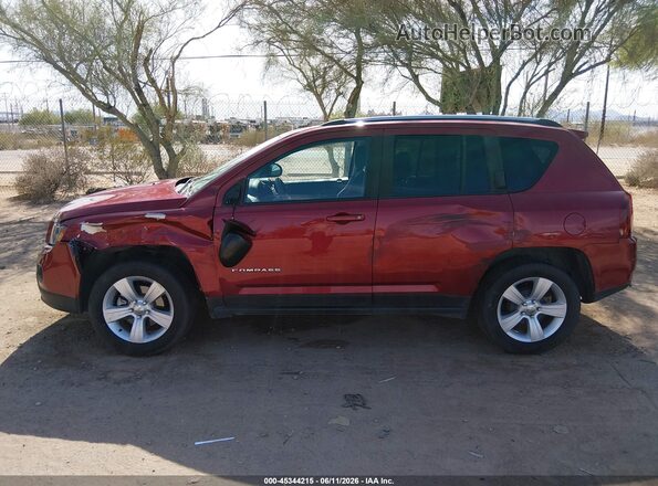 1C4NJCBA0GD525671 2016 JEEP COMPASS Красный Вид задней части салона