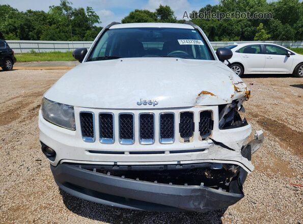 1C4NJCBA0GD609330 2016 JEEP COMPASS Белый Вид спереди
