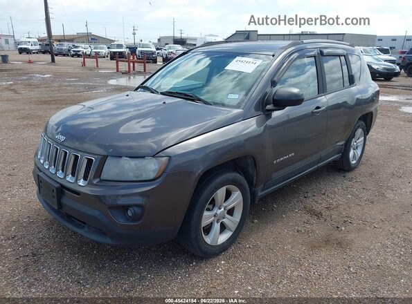 1C4NJCBA2GD524859 2016 JEEP COMPASS Gray Առջևի ձախ երեք քառորդ տեսարան