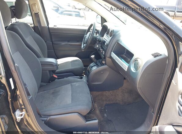 1C4NJCBA2HD124446 2017 JEEP COMPASS Black Front interior view