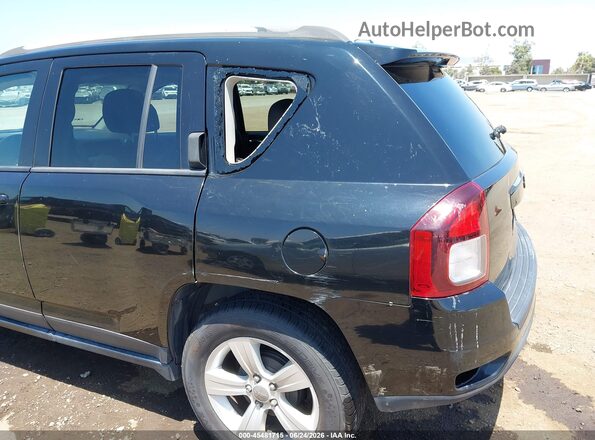 1C4NJCBA2HD124446 2017 JEEP COMPASS Black Front view