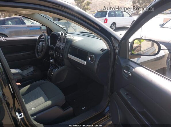 1C4NJCBA2HD148021 2017 JEEP COMPASS Black Вид салону спереду