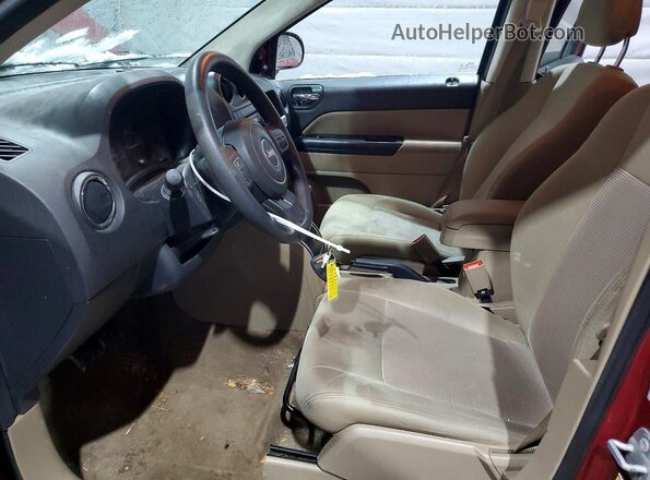 1C4NJCBA3GD773462 2016 JEEP COMPASS Burgundy წინა სალონის ხედი
