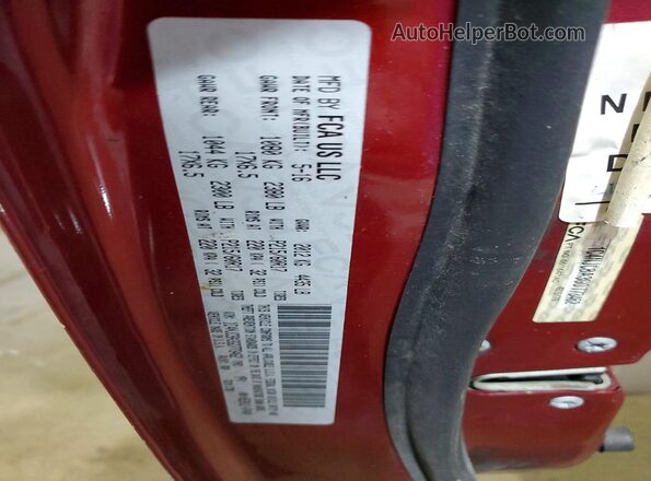 1C4NJCBA3GD773462 2016 JEEP COMPASS Burgundy სალონის 360-გრადუსიანი ხედი