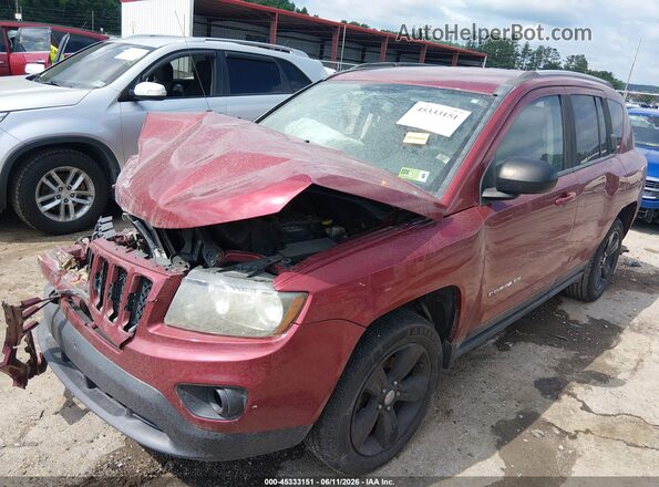 1C4NJCBA4GD705719 2016 JEEP COMPASS Red წინა მარცხენა ხედი სამი მეოთხედიდან