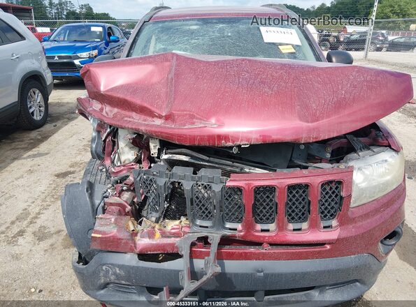 1C4NJCBA4GD705719 2016 JEEP COMPASS Red უკანა სალონის ხედი