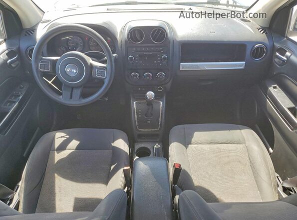 1C4NJCBA5HD123291 2017 JEEP COMPASS White Առջևի վահանակի տեսք