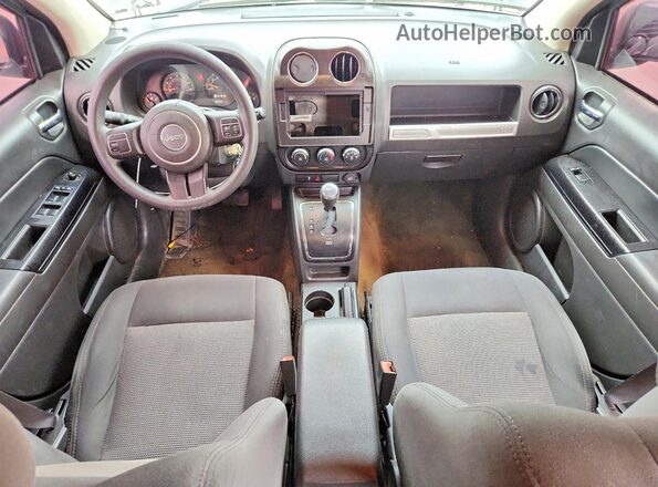 1C4NJCBA6GD666213 2016 JEEP COMPASS Black Dashboard view