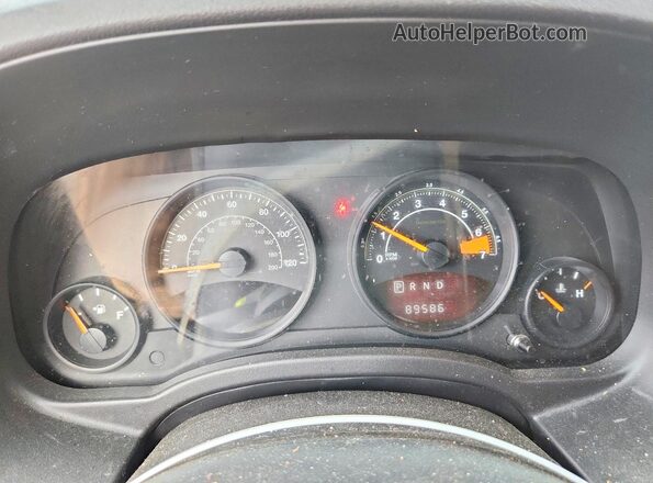 1C4NJCBA6GD666213 2016 JEEP COMPASS Black Instrument cluster view