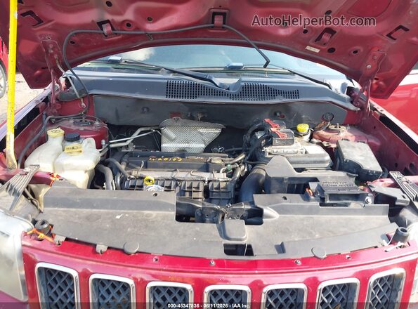 1C4NJCBA7GD665510 2016 JEEP COMPASS Red Rear view