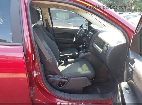 1C4NJCBA7GD665510 2016 JEEP COMPASS Red Front interior view