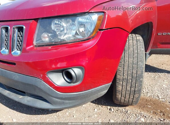1C4NJCBA7GD665510 2016 JEEP COMPASS Red Instrument cluster view