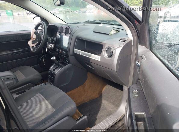 1C4NJCBA7GD675373 2016 JEEP COMPASS Black წინა სალონის ხედი