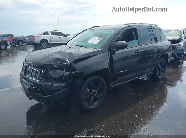 1C4NJCBA7GD675373 2016 JEEP COMPASS Black წინა მარცხენა ხედი სამი მეოთხედიდან