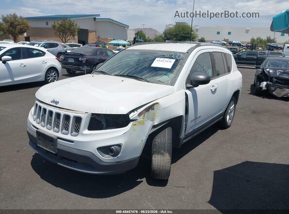 1C4NJCBA8GD560443 2016 JEEP COMPASS White Передня ліва чверть