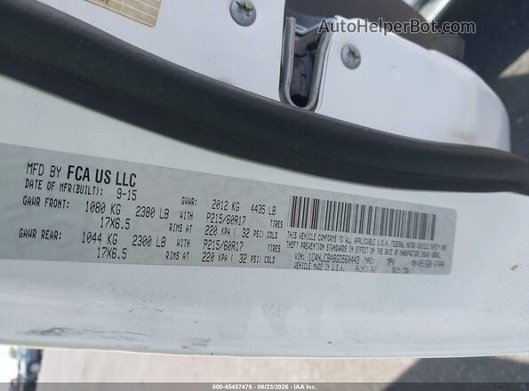 1C4NJCBA8GD560443 2016 JEEP COMPASS White Вид підкапотного простору