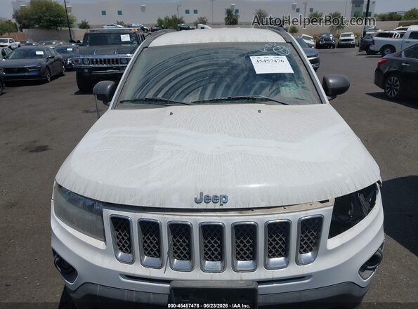 1C4NJCBA8GD560443 2016 JEEP COMPASS White Вид ззаду
