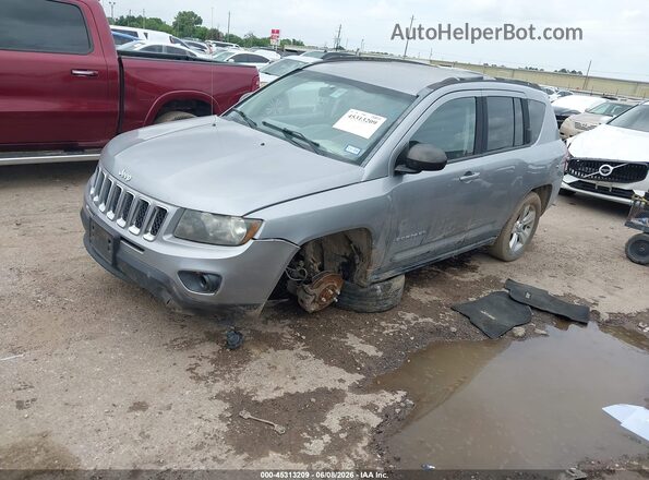 1C4NJCBA8GD600553 2016 JEEP COMPASS Gray Передня ліва чверть