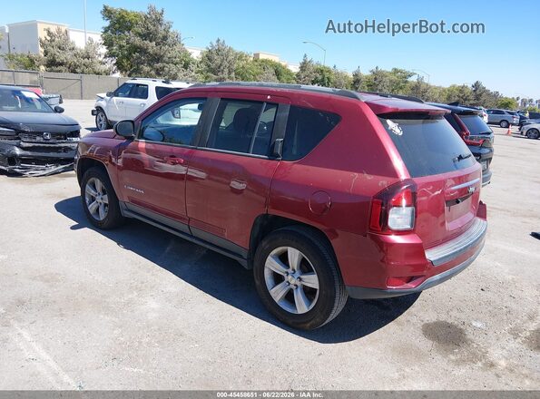 1C4NJCBA8GD666651 2016 JEEP COMPASS Бордовый Задняя левая четверть