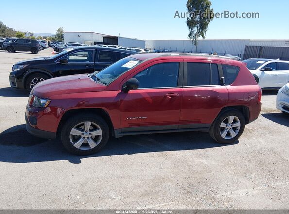 1C4NJCBA8GD666651 2016 JEEP COMPASS Бордовый Панорамный вид салона 360°