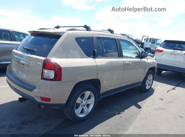 1C4NJCBA8GD815284 2016 JEEP COMPASS Желто-коричневый Задняя правая четверть