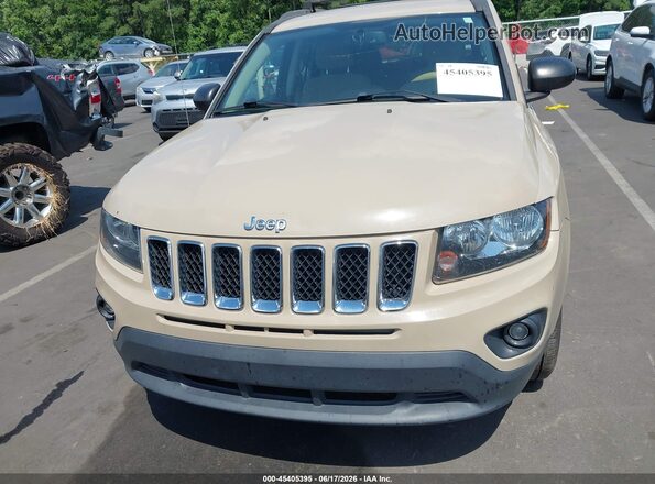 1C4NJCBA8GD815284 2016 JEEP COMPASS Желто-коричневый Вид спереди