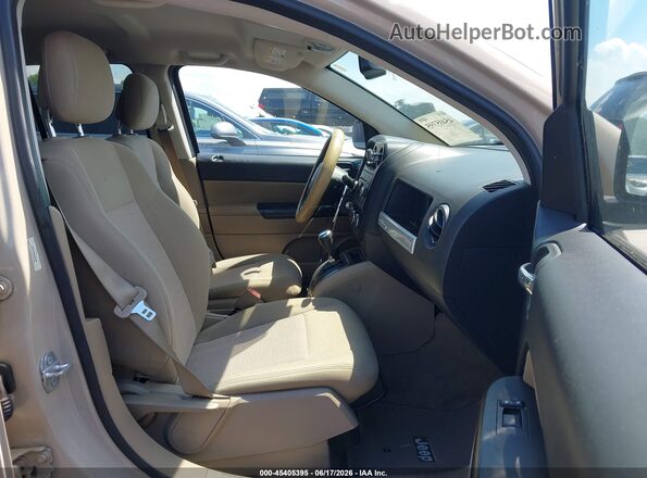 1C4NJCBA8GD815284 2016 JEEP COMPASS Желто-коричневый Вид салона спереди