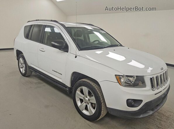 1C4NJCBA9GD675598 2016 JEEP COMPASS White Delantero derecho