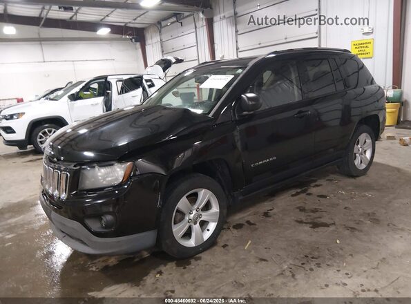 1C4NJCBAXGD621291 2016 JEEP COMPASS Черный Передняя левая четверть