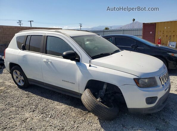 1C4NJCBAXGD665534 2016 JEEP COMPASS White Передня права чверть