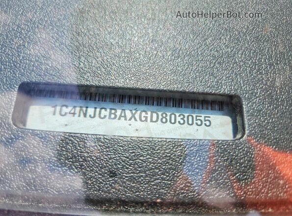 1C4NJCBAXGD803055 2016 JEEP COMPASS Silver Սալոնի 360 աստիճան տեսք