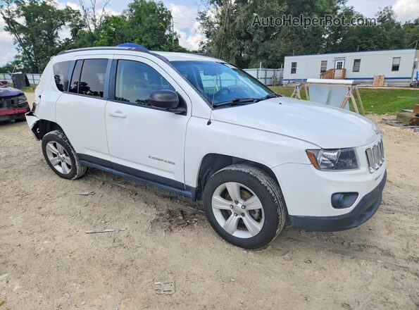 1C4NJCBAXHD147571 2017 JEEP COMPASS White Przód prawy