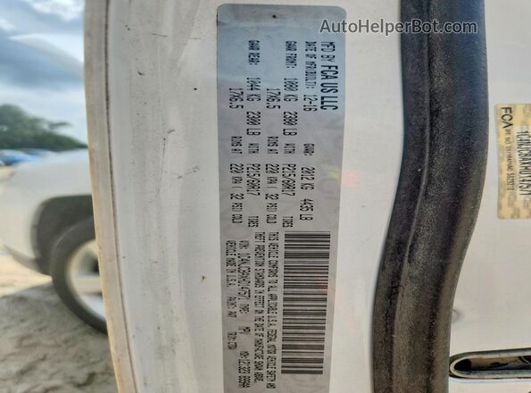 1C4NJCBAXHD147571 2017 JEEP COMPASS White Widok naklejki z numerem VIN