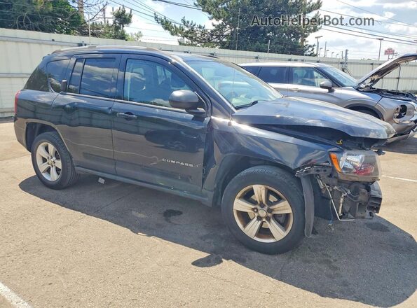 1C4NJCBB3GD547172 2016 JEEP COMPASS Черный Передняя правая четверть