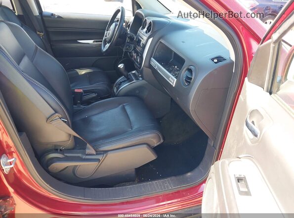 1C4NJCEA2GD699947 2016 JEEP COMPASS Red Widok wnętrza z przodu