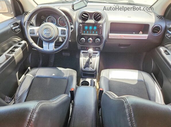 1C4NJCEA3GD783291 2016 JEEP COMPASS Black Առջևի վահանակի տեսք