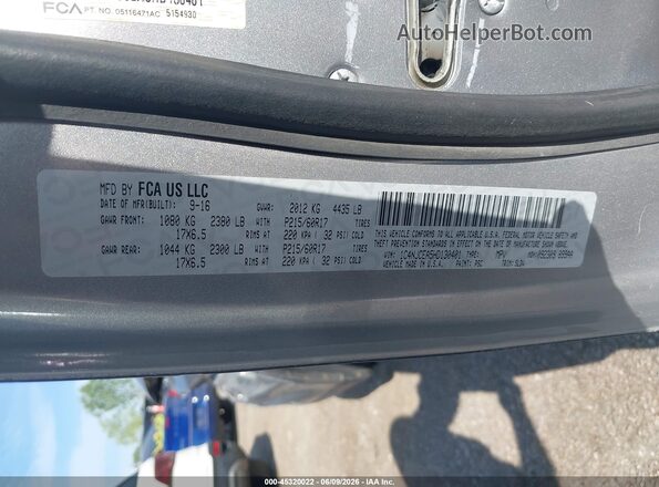 1C4NJCEA5HD130401 2017 JEEP COMPASS Gray Engine compartment view