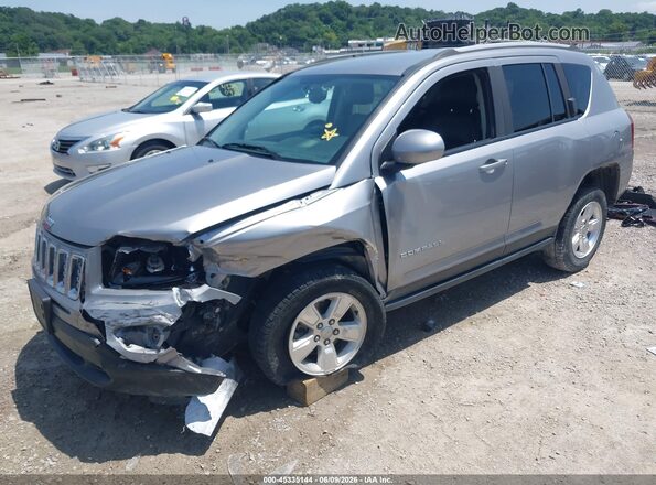 1C4NJCEA8GD715228 2016 JEEP COMPASS Серебряный Передняя левая четверть