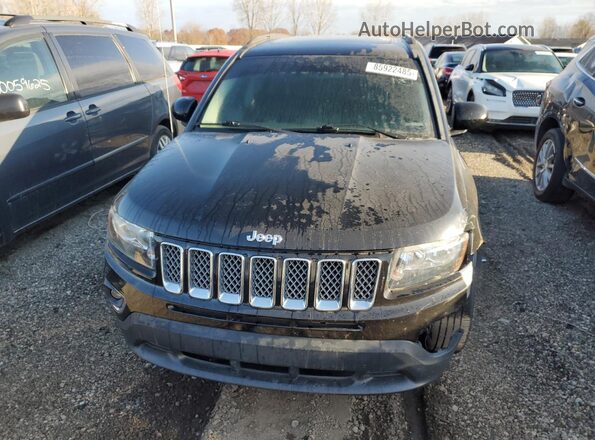 1C4NJCEA8GD716329 2016 JEEP COMPASS Black Front view