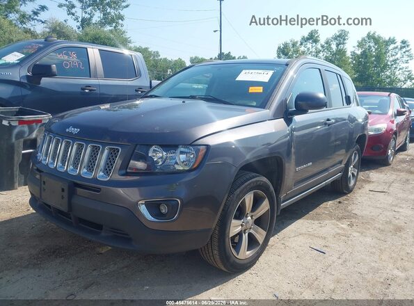1C4NJCEA9HD156256 2017 JEEP COMPASS Gray Առջևի ձախ երեք քառորդ տեսարան