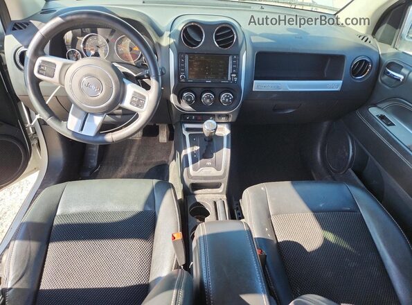 1C4NJCEB1HD206656 2017 JEEP COMPASS White Առջևի վահանակի տեսք