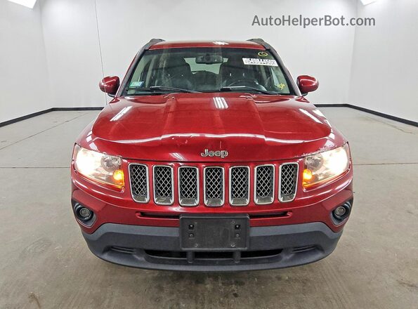 1C4NJCEB5HD162953 2017 JEEP COMPASS Red Вид спереду
