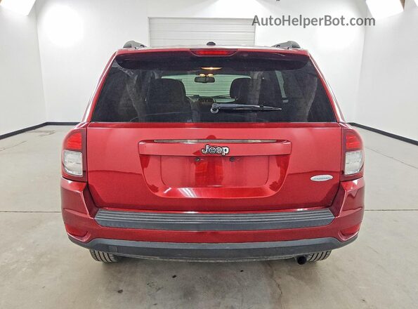 1C4NJCEB5HD162953 2017 JEEP COMPASS Red Вид ззаду