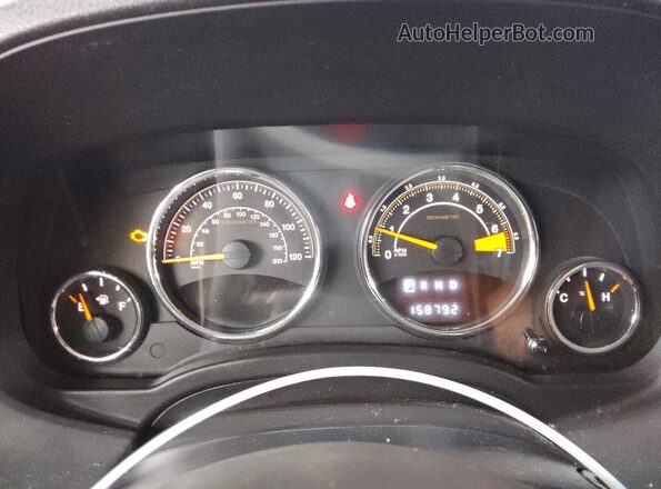 1C4NJCEB5HD162953 2017 JEEP COMPASS Red Вид щитка приладів