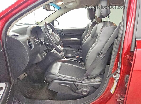1C4NJCEB5HD162953 2017 JEEP COMPASS Red Вид салону спереду
