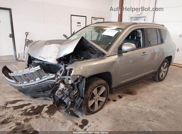 1C4NJCEB8HD166009 2017 JEEP COMPASS Gray Vista tres cuartos delantera izquierda