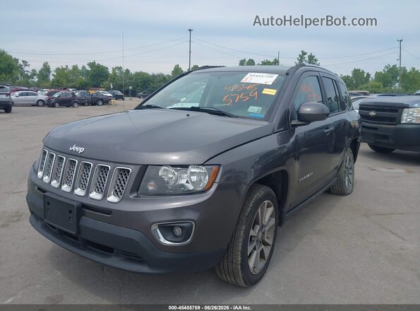 1C4NJCEB8HD184929 2017 JEEP COMPASS Gray Առջևի ձախ երեք քառորդ տեսարան
