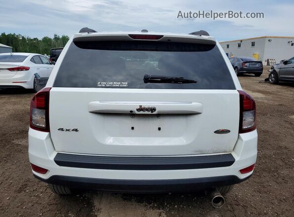 1C4NJDAB2GD792990 2016 JEEP COMPASS White Rear view