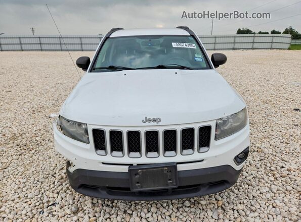 1C4NJDBB1GD627317 2016 JEEP COMPASS White Դիմացի տեսք